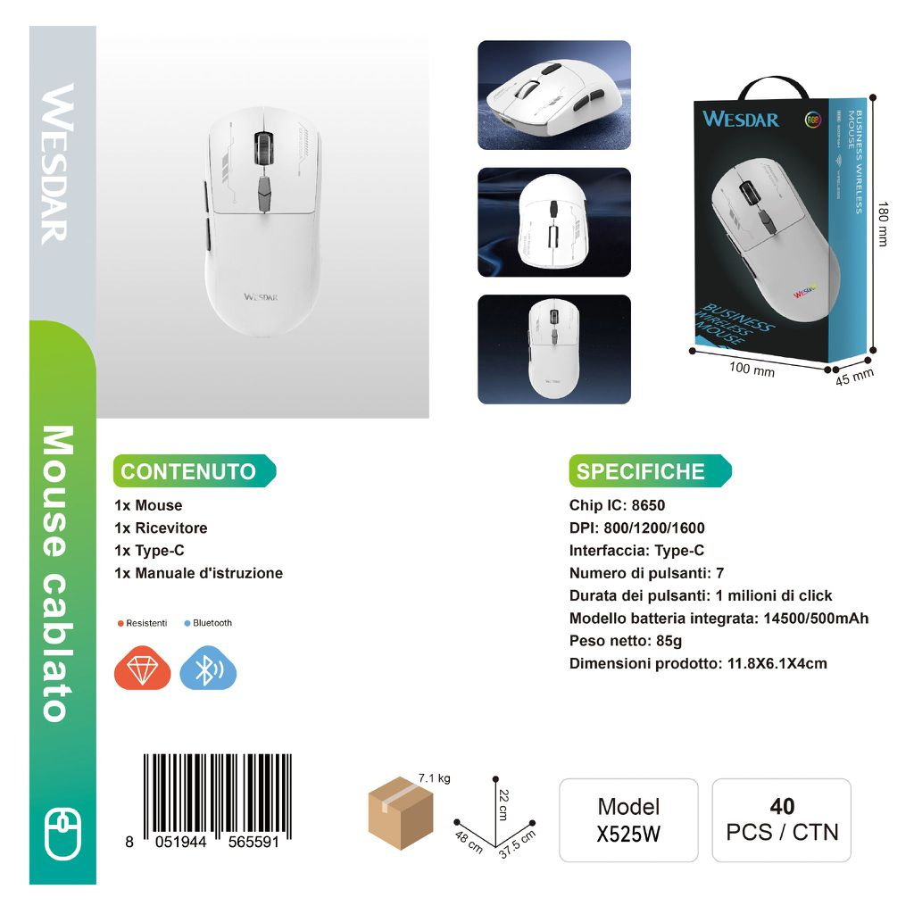 X525W Wireless Moud