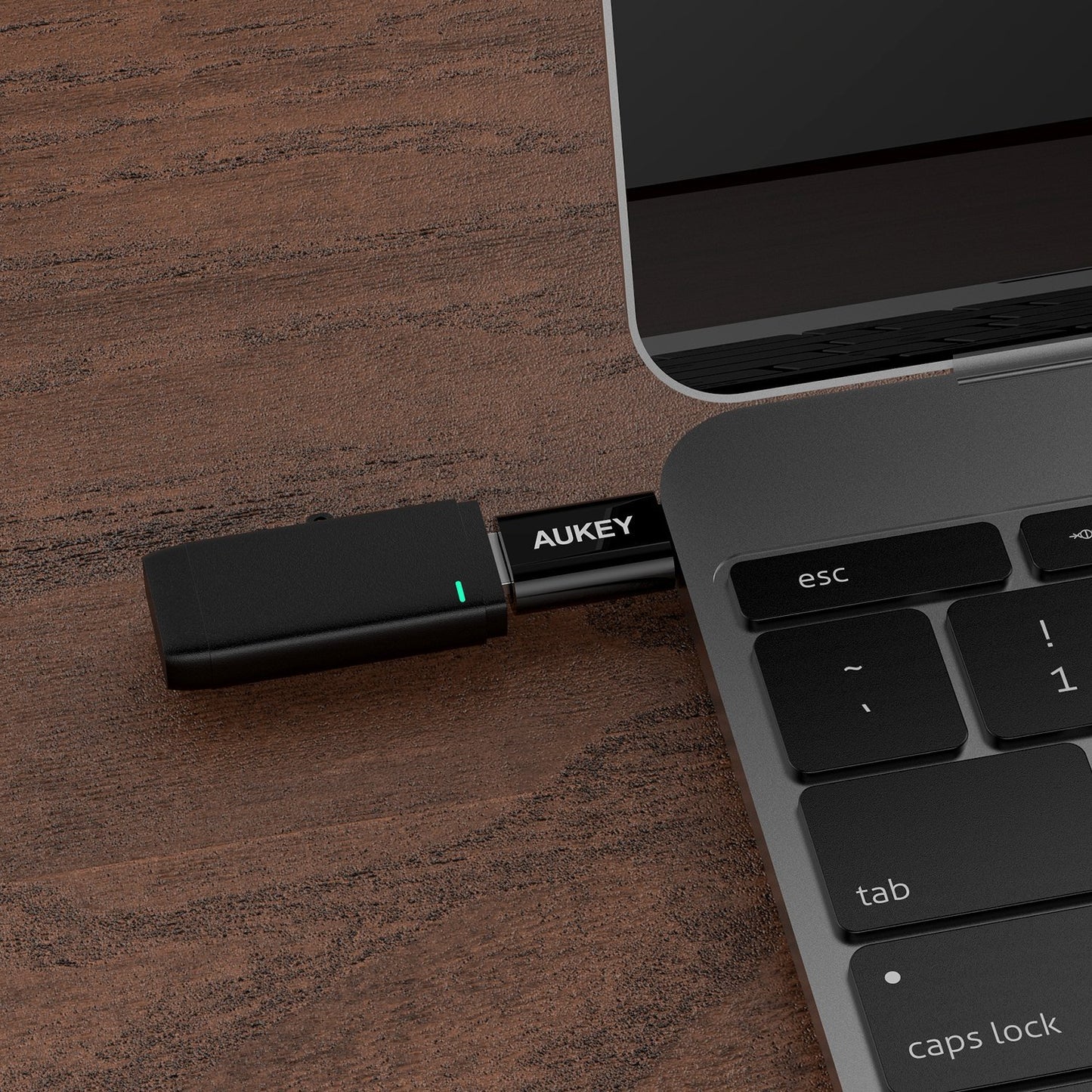 AUKEY CB-A2 Micro USB 转 Type-C 适配器(黑色)(3 个装)