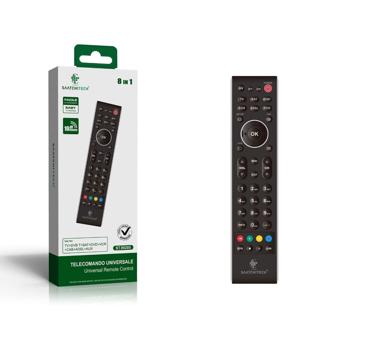 ST.90205 Telecomando Universale (Nero)