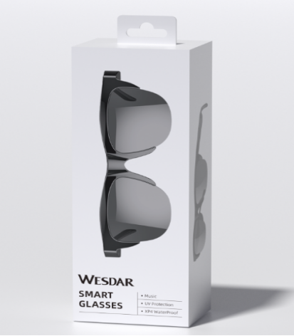 WESDAR K-306H Smart Occhiali con 360° Sorround Sound e Voce Assistente