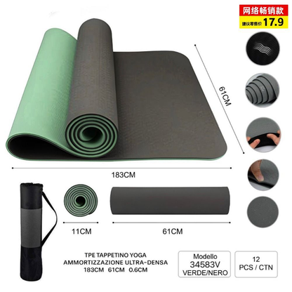 MU 6MM Tappetto da Yoga