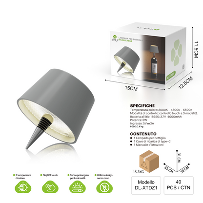 XTDZ1 Lampada da Bottiglia