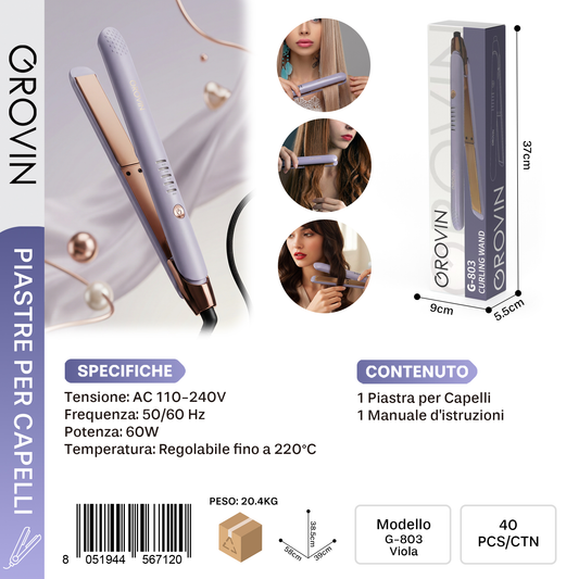 GROVIN G-803 Piastra per Capelli 60W