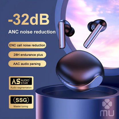 P60 Pro Stereo Wireless Cuffie con ENC e ANC Cancellazione Rumore