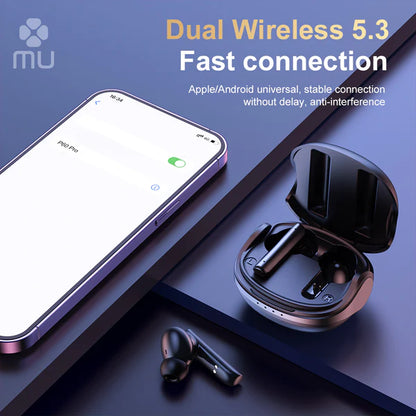 P60 Pro Stereo Wireless Cuffie con ENC e ANC Cancellazione Rumore