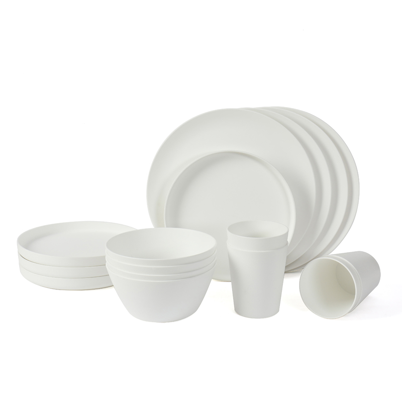 SET CENA 16PZ In Amido di Mais, Ecologico e Riutilizzabile