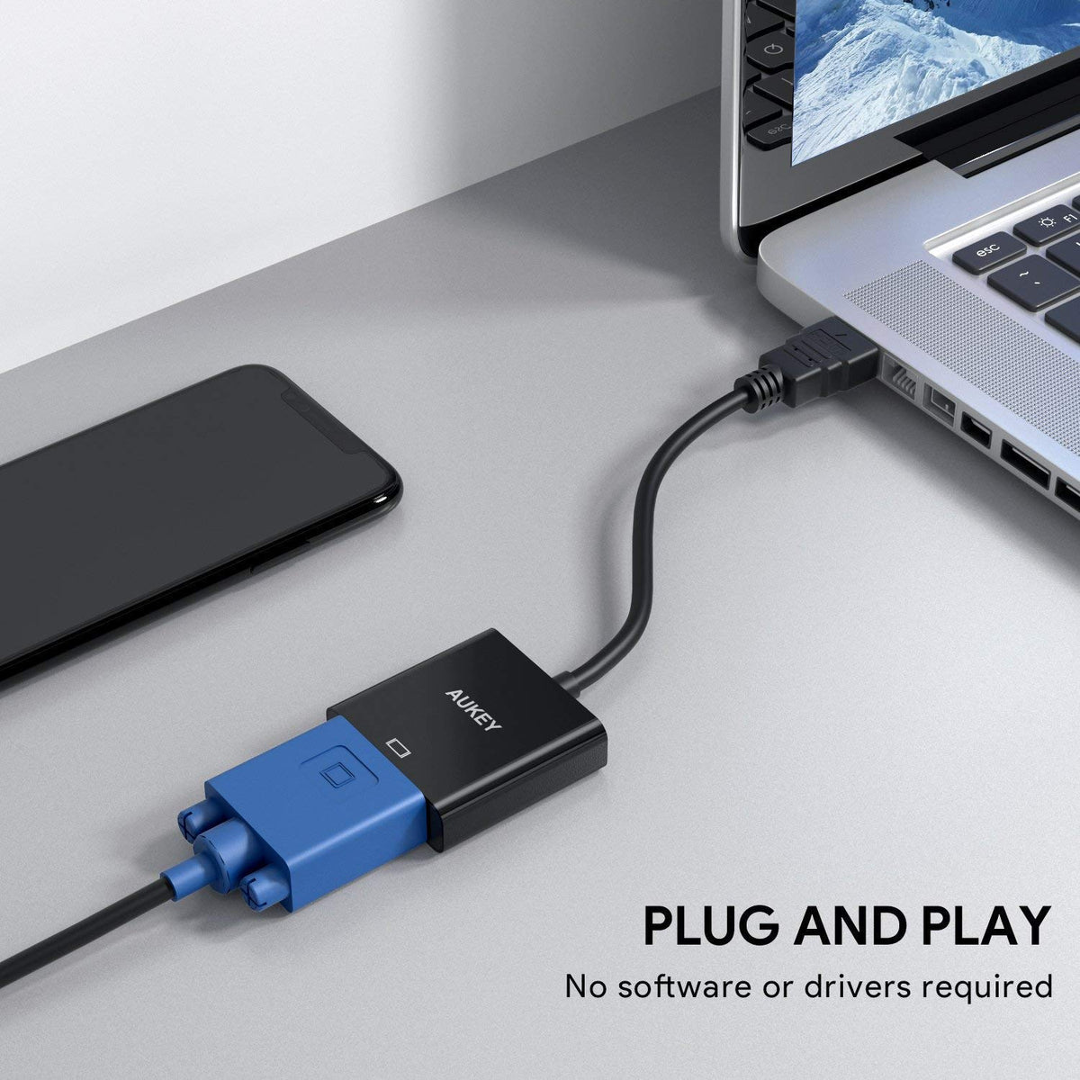 AUKEY CB-V4 VGA a HDMI Adattatore