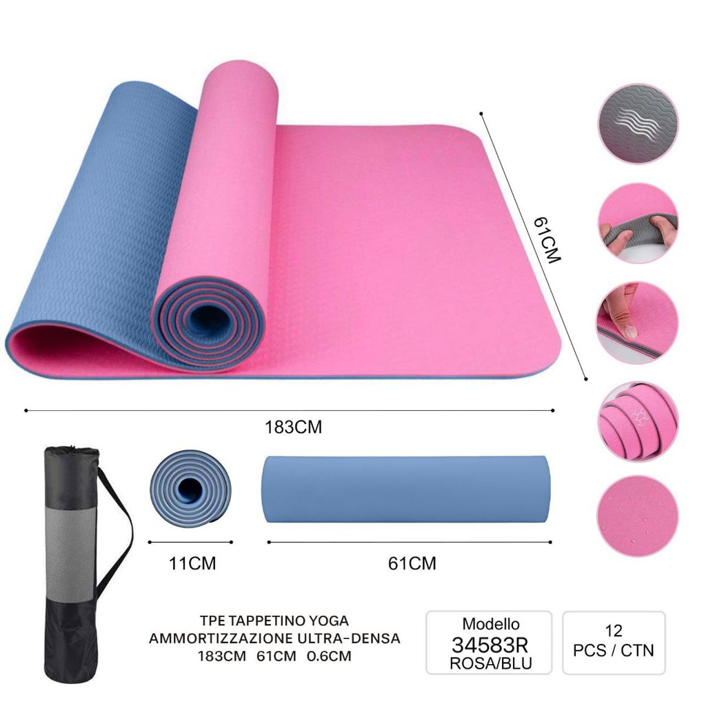 MU 6MM Tappetto da Yoga