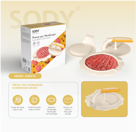 AU007YL Pressa per Hamburger