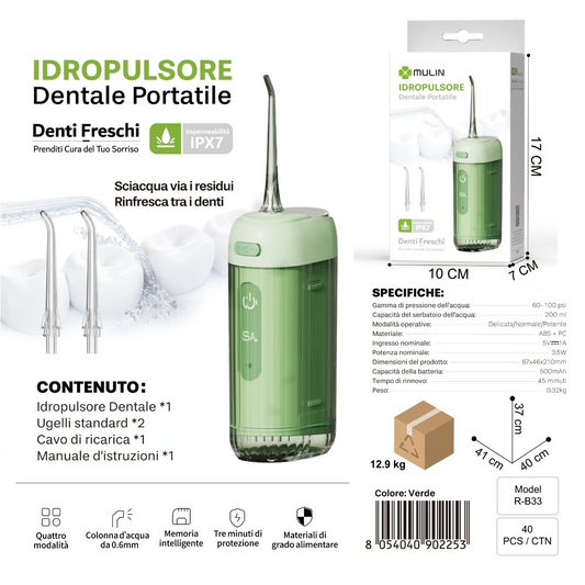 R-B33 Idropulsore Dentale Portatile