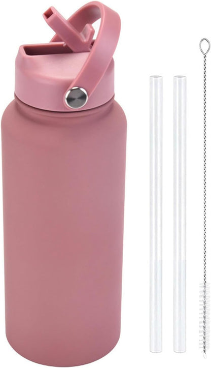 MU-SY03 Borraccia Termica A Doppia Parete con Maniglia 1L