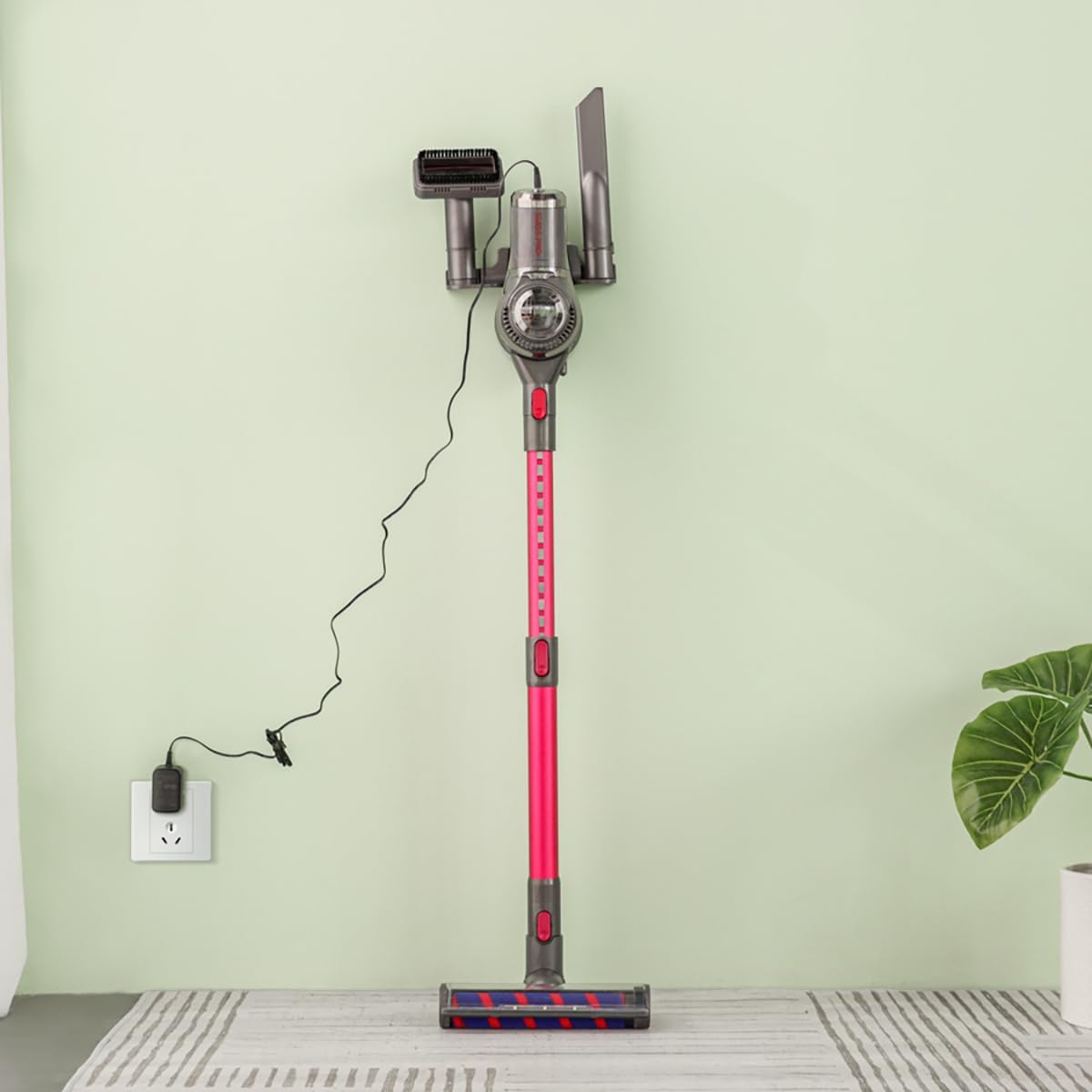 Swiss Pro+ Cordless Vacuum Cleaner - Cordless Vacuum Cleaner - 150W - Pink - 0.6L