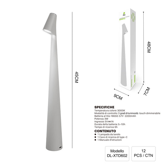 XTD602 Portable Table Lamp