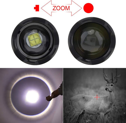 BL-X72-P90 Tactical Military Flashlight 10w