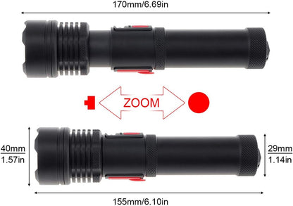 BL-X72-P90 Tactical Military Flashlight 10w