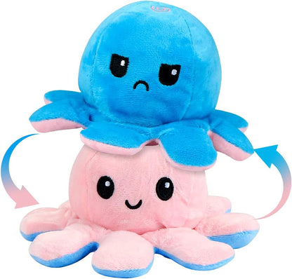 MU-ZY Peluche di Polpo Reversibile di Varie Colore, Misure e Grandezze