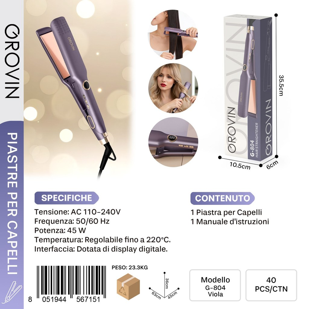 G-804 Piastra per Capelli