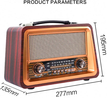 R-2066BT Retro-Radio mit USB- und TF-Reader-Unterstützung