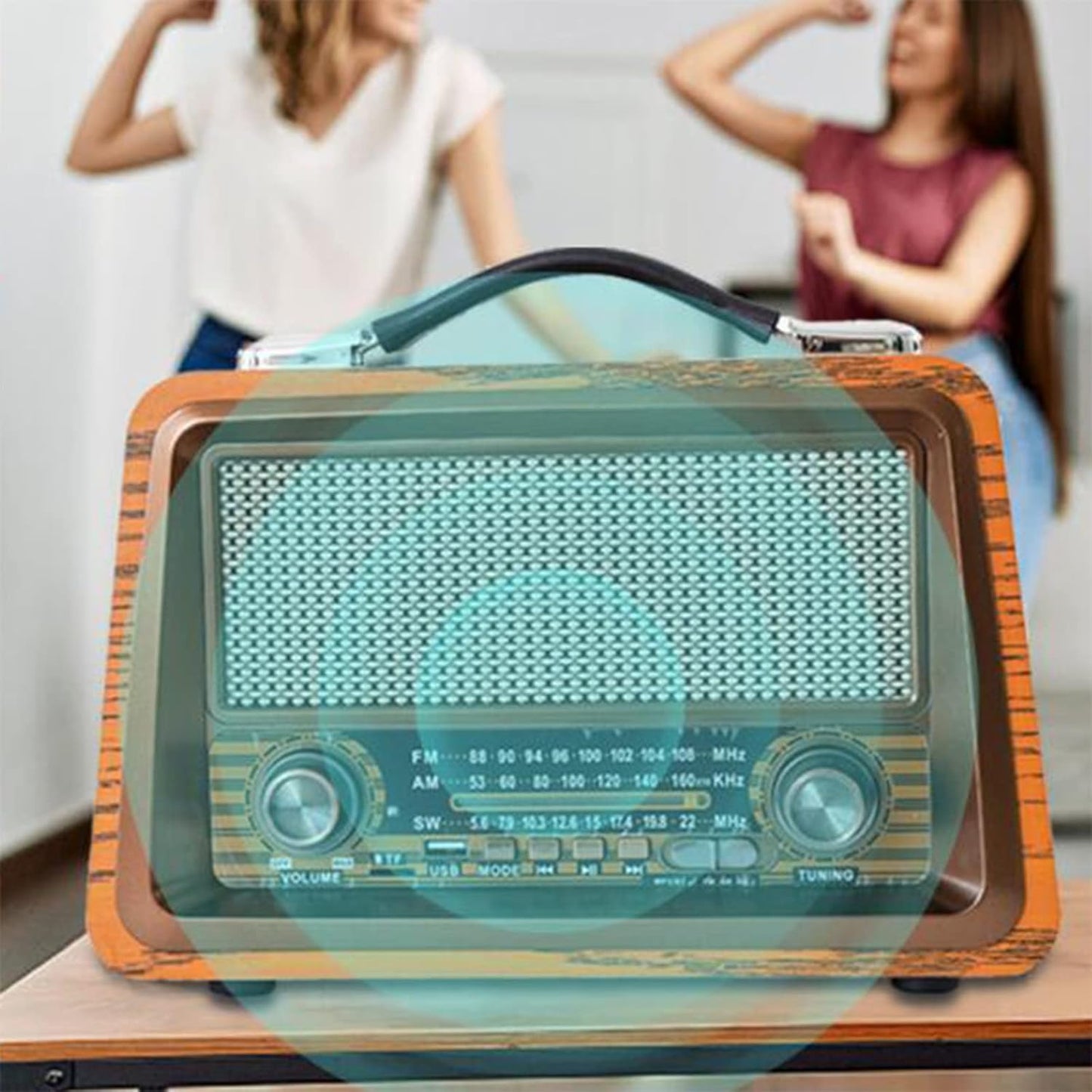 R-2066BT Retro-Radio mit USB- und TF-Reader-Unterstützung
