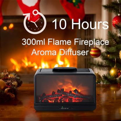MU-XXJF006 Diffusore di Arome a Forma Caminetto (Nero)