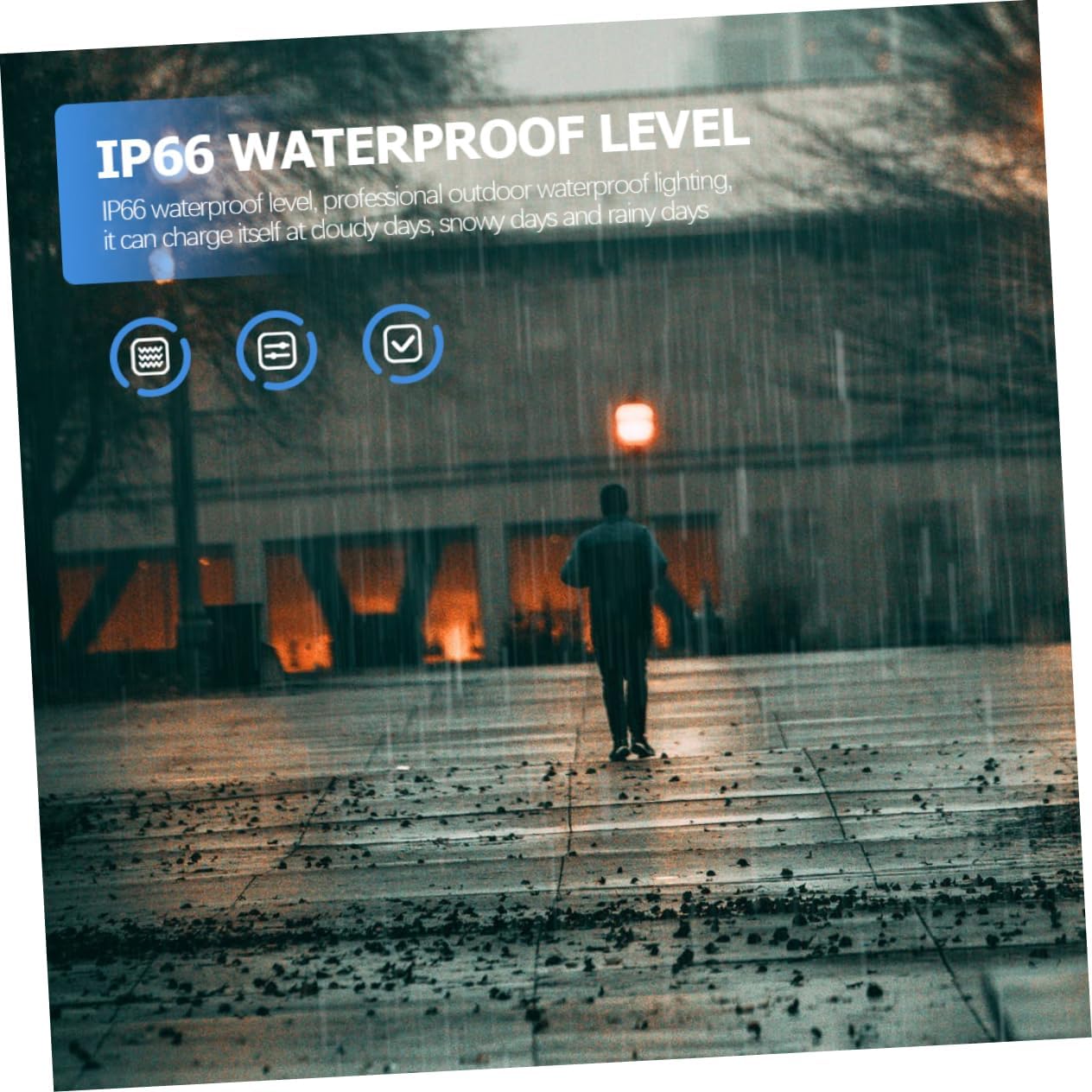 BL-2118 Solar Wall Lamp with Remote Control Functionalities