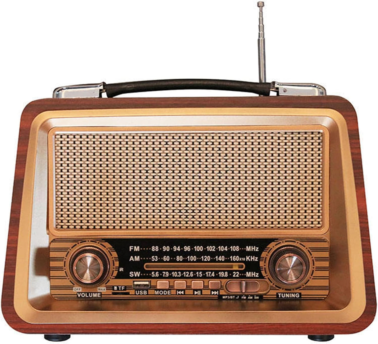 R-2066BT Retro-Radio mit USB- und TF-Reader-Unterstützung