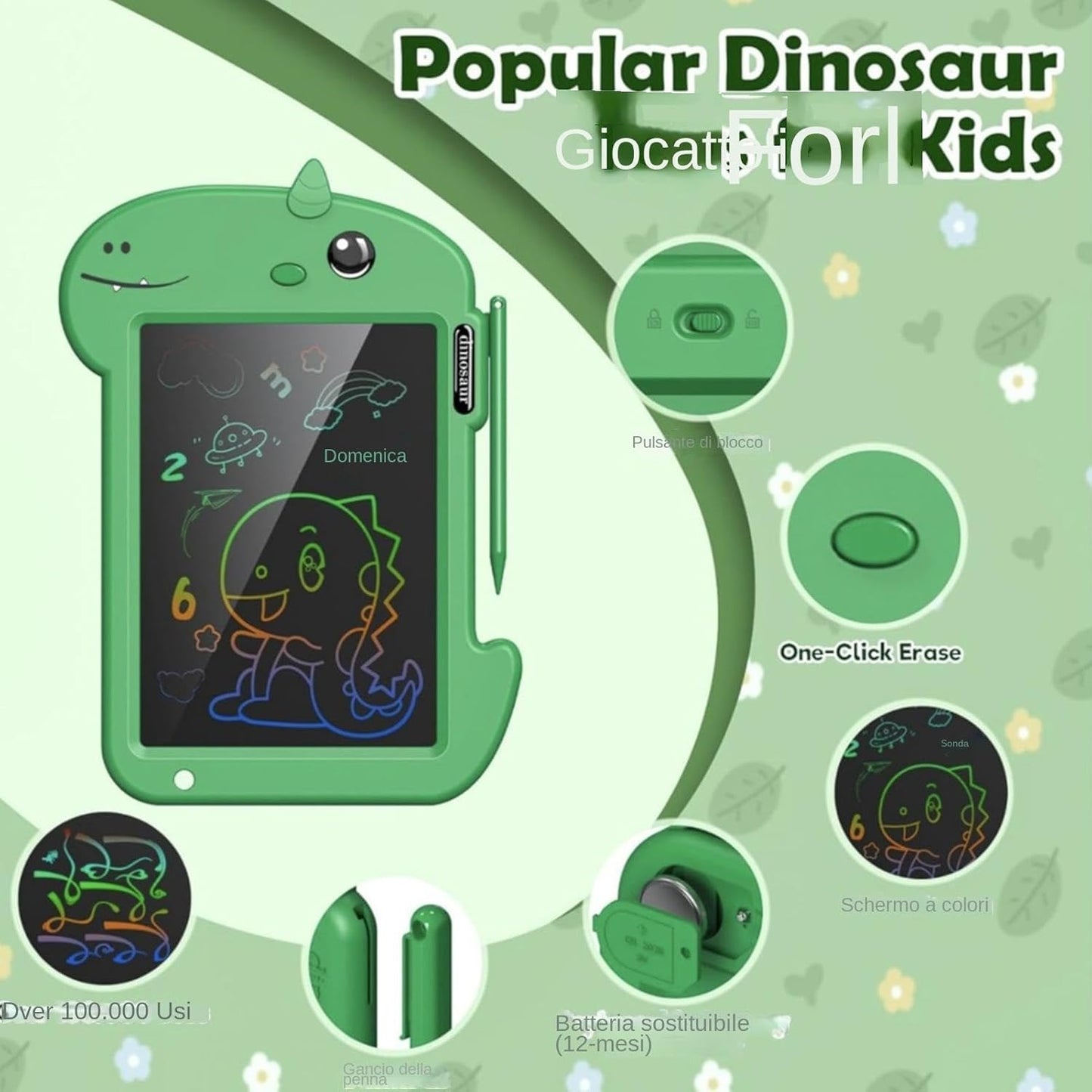 WT-8506 8.8 Pollice Tavoletta Grafica Verde