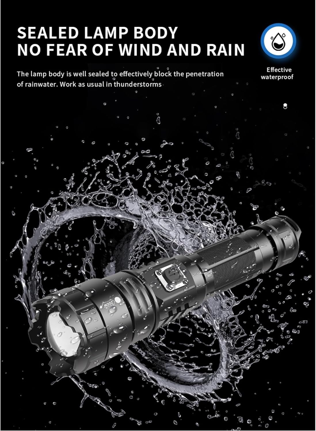 BL-L26-P160 Rechargeable Flashlight
