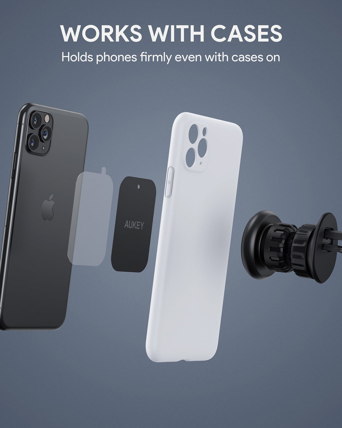 AUKEY HD-C74 Portacellulare Magnetico