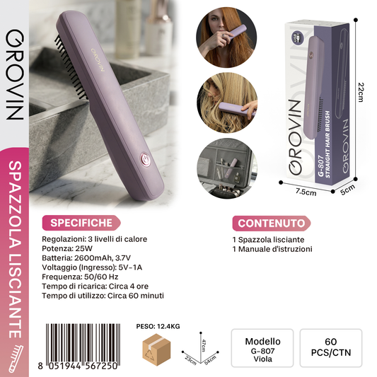 GROVIN G-807 Spazzola Lisciante 25W