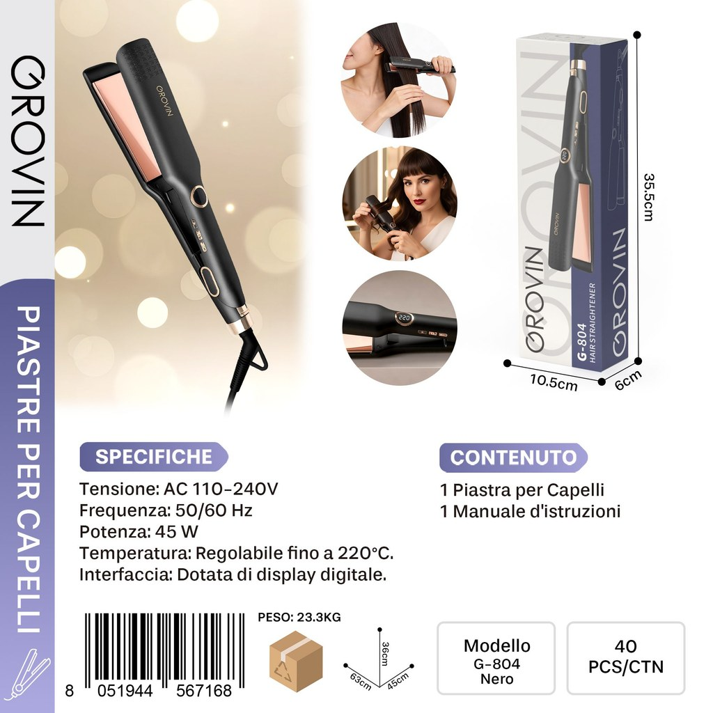 G-804 Piastra per Capelli