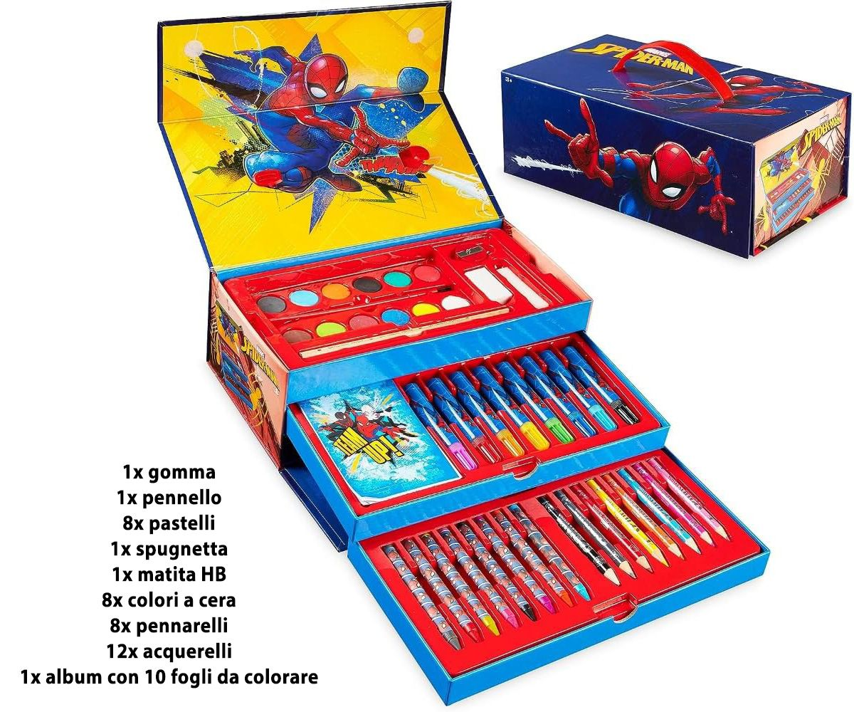 Valigetta di Colori per Bambini 52 Pezzi