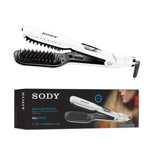 Doppia Spazzola Lisciante in Ceramica per Capelli Umidi e Asciutti – Effetto Lisciatura Professionale