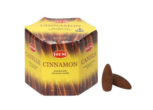CINNAMON BACKFLOW INCENSE CONES (confezione da 40pz di coni)