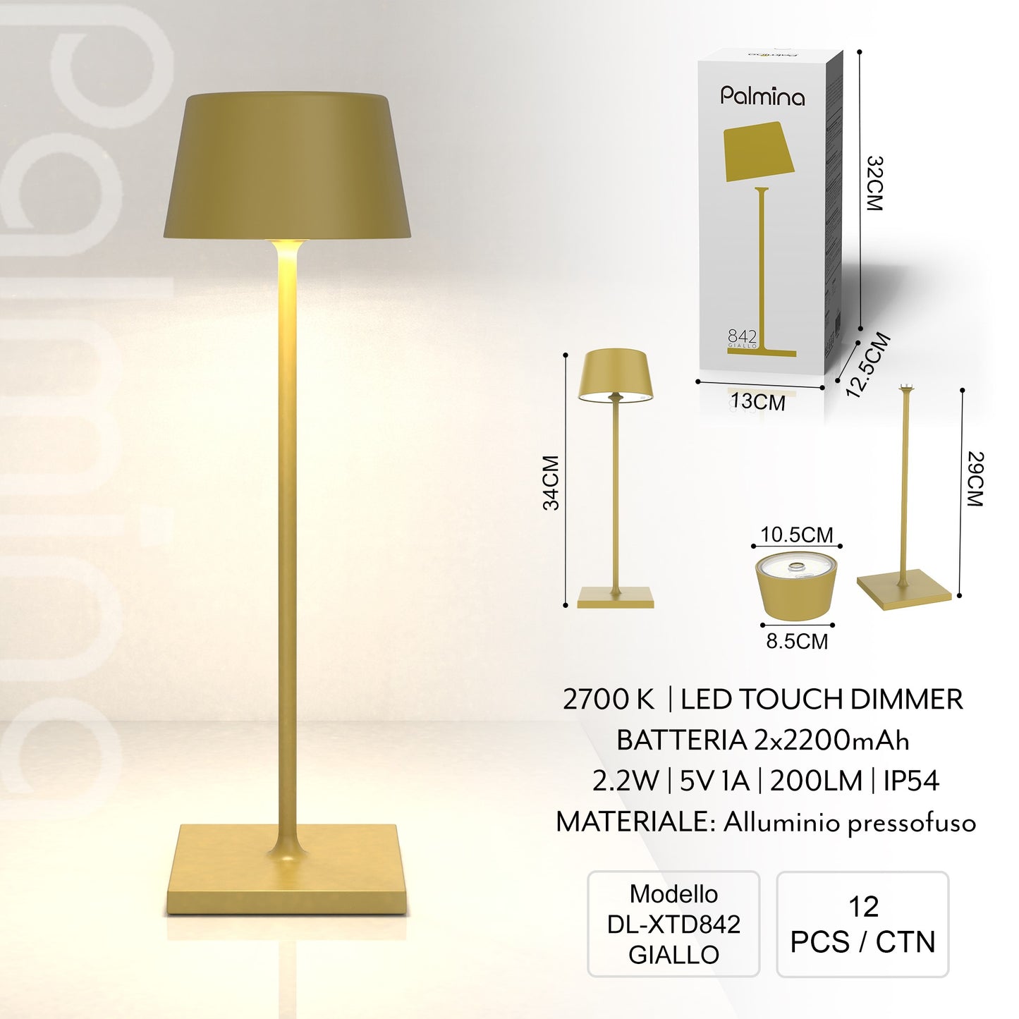 XTD842 Lampada da Tavolo