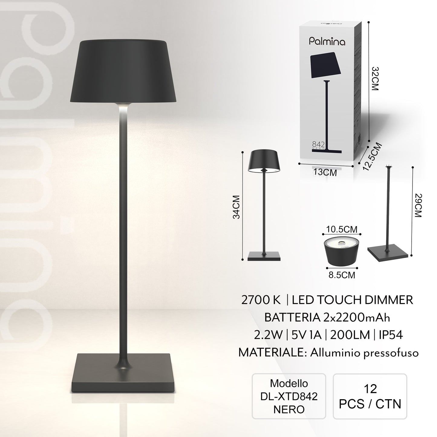 XTD842 Lampada da Tavolo