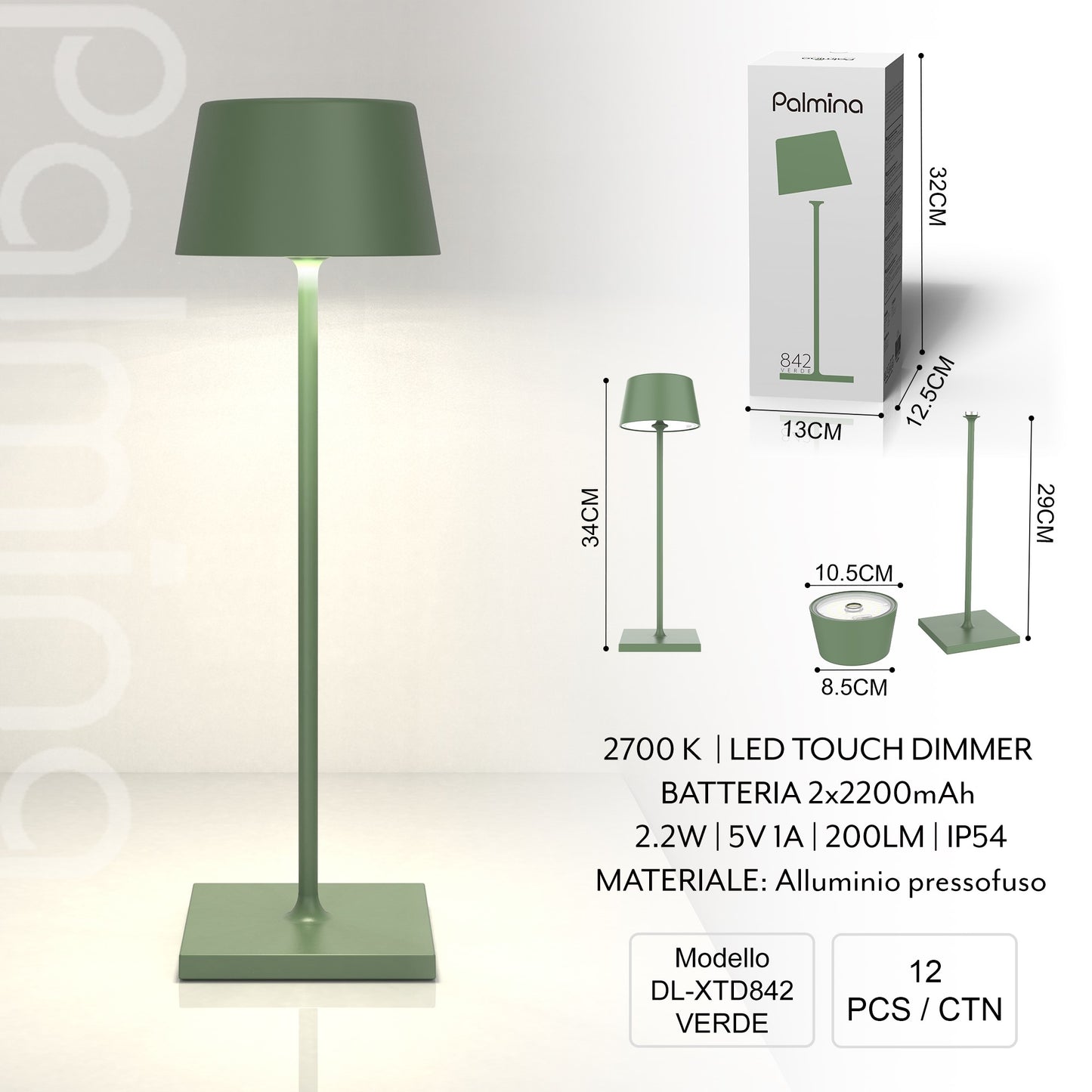 XTD842 Lampada da Tavolo