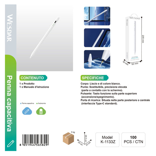WESDAR K-1133Z Universal Penna per Schermo