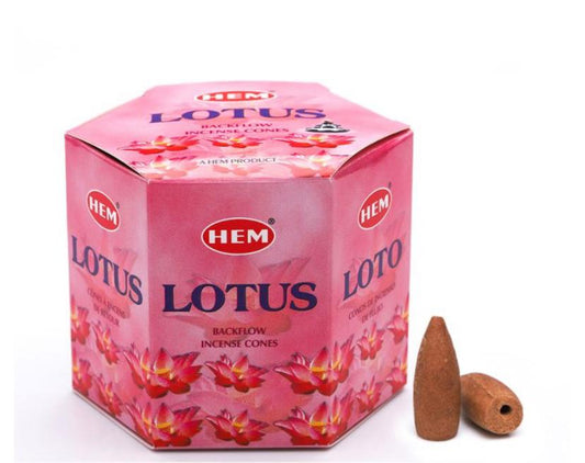 LOTUS BACKFLOW INCENSE CONES (confezione da 40pz di coni)