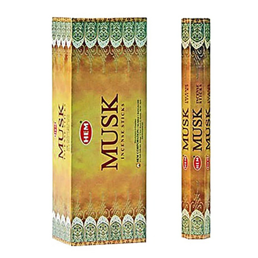 INCENSO HEXA MUSK/MUCSHIO (confezione da 20 bastoncini)