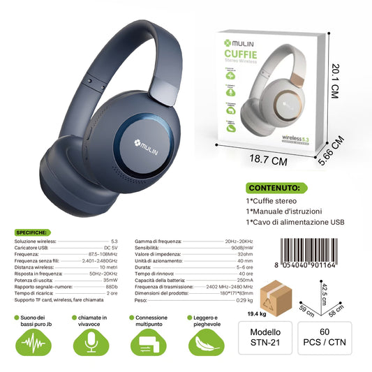 Cuffie Wireless STN-21