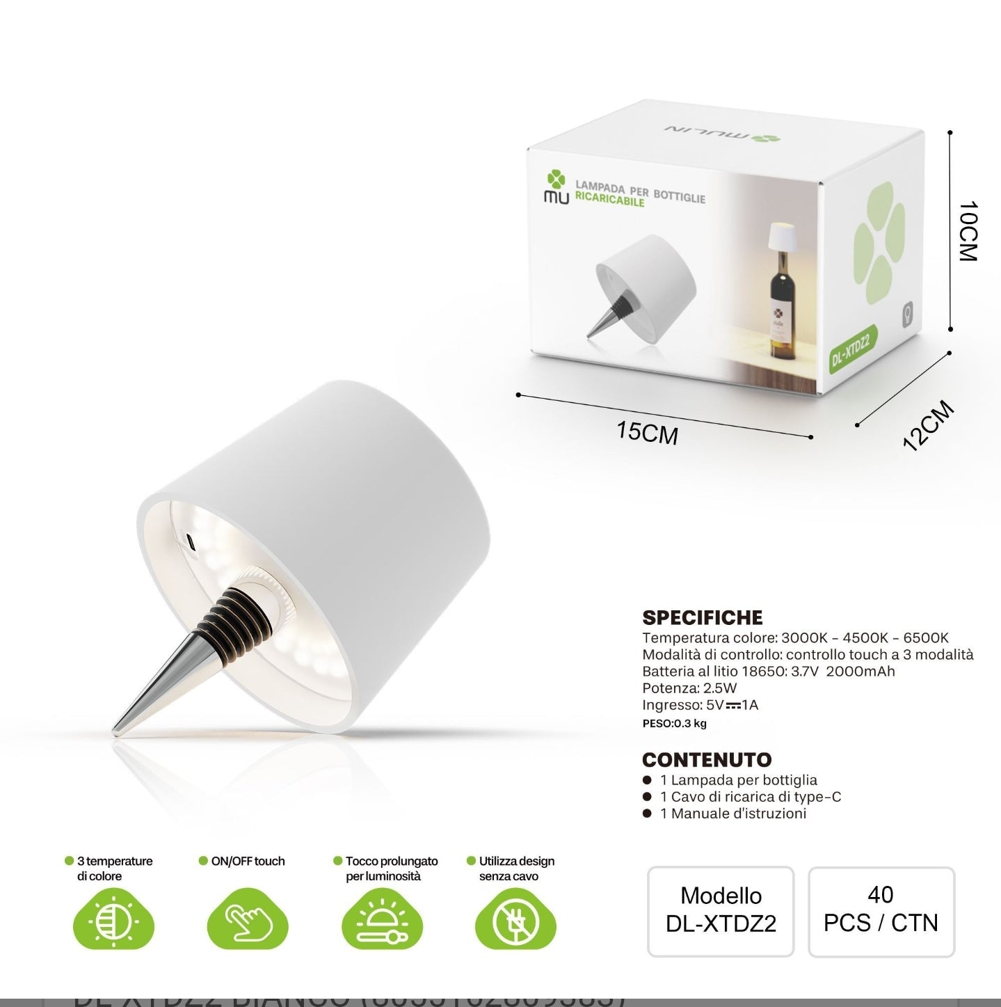 XTDZ2 Bottle Tap Lamp