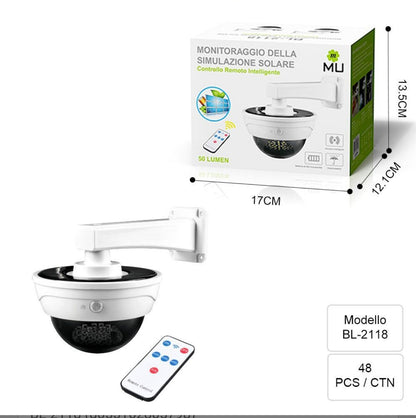 BL-2118 Solar Wall Lamp with Remote Control Functionalities