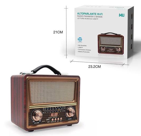 R-2055BT Radio Altoparlante con Lettore TF