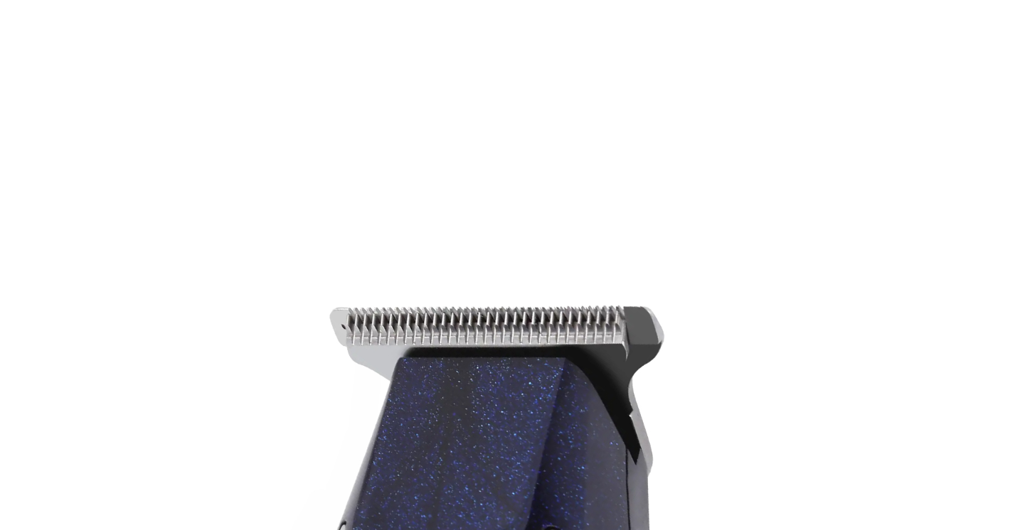 Tagliacapelli Professionale – Doppia Ricarica, Lame in Acciaio Inox, 4 Pettini Guida