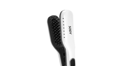 Doppia Spazzola Lisciante in Ceramica per Capelli Umidi e Asciutti – Effetto Lisciatura Professionale