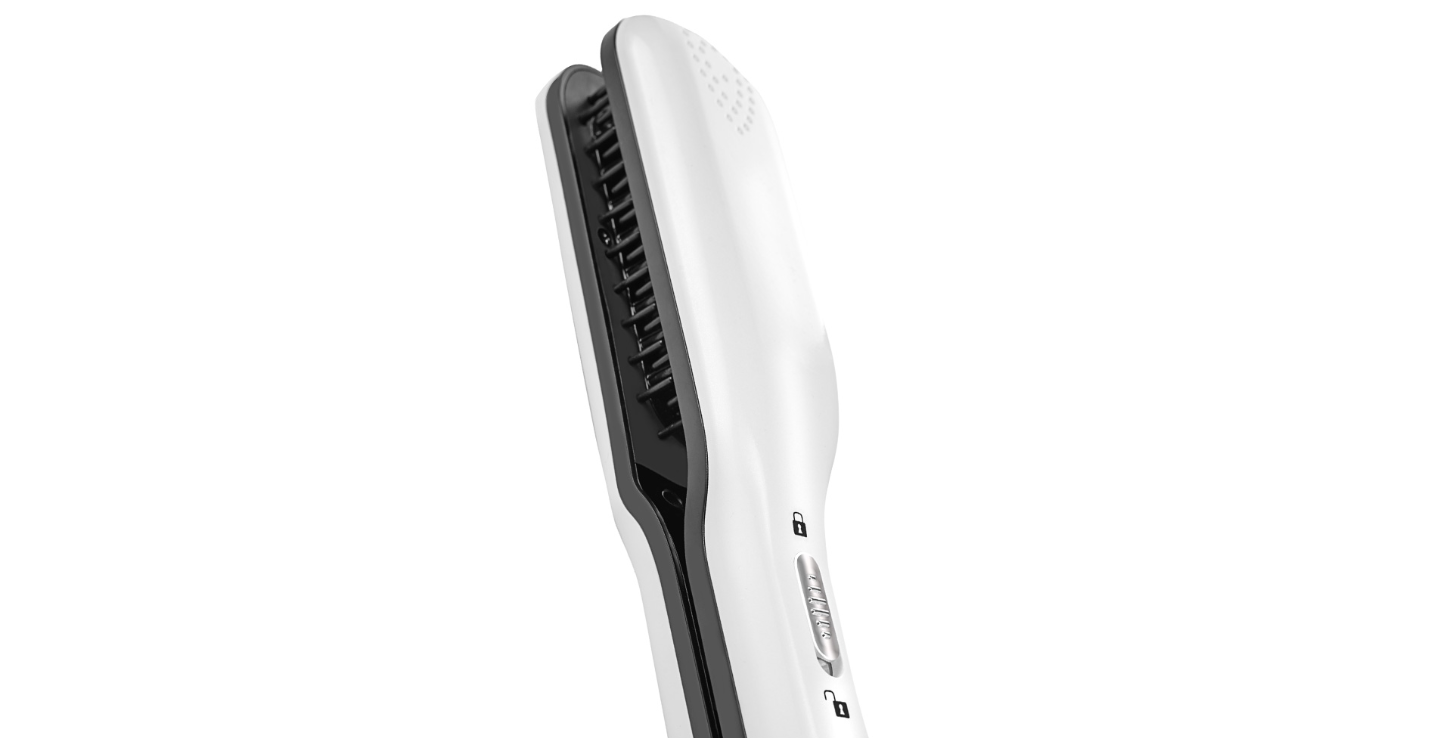Doppia Spazzola Lisciante in Ceramica per Capelli Umidi e Asciutti – Effetto Lisciatura Professionale