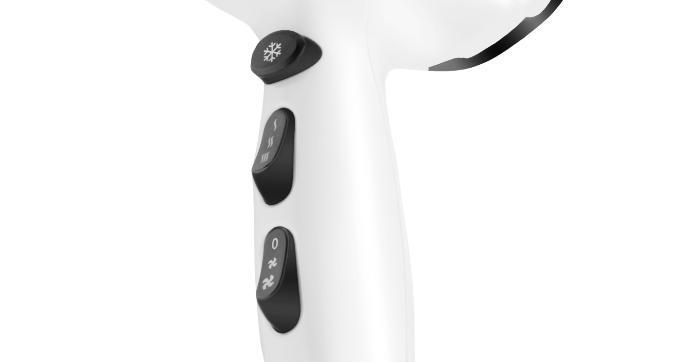 Asciugacapelli Pro 2400W con Motore AC, Concentratore e Diffusore – Potenza e Styling Professionale