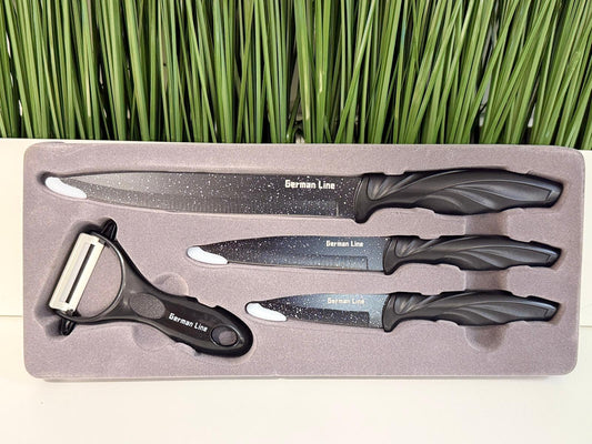 German Line GL-KI03B Set Coltello 4 Pezzi