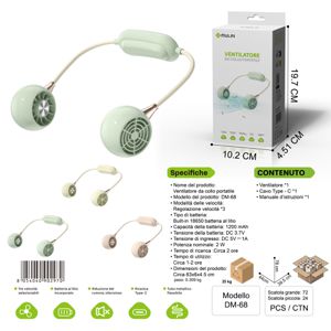 Ventilatore da collo portatile DM-68